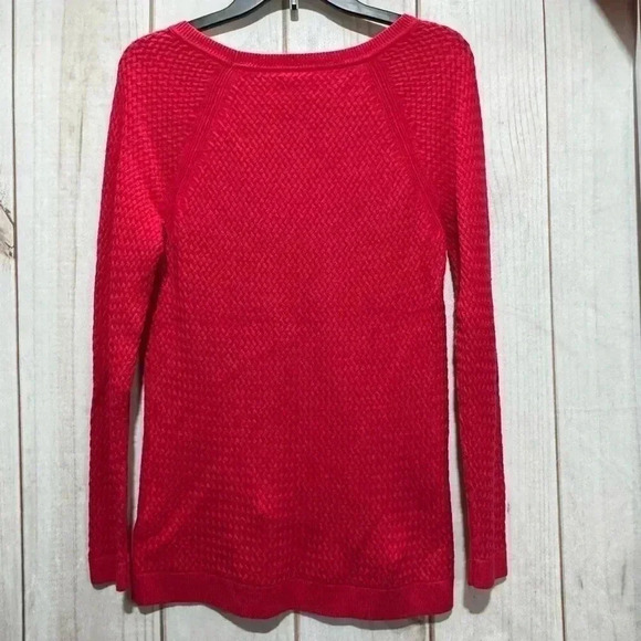 Sonoma Women’s Knit Red Sweater Size Small - Picture 5 of 7